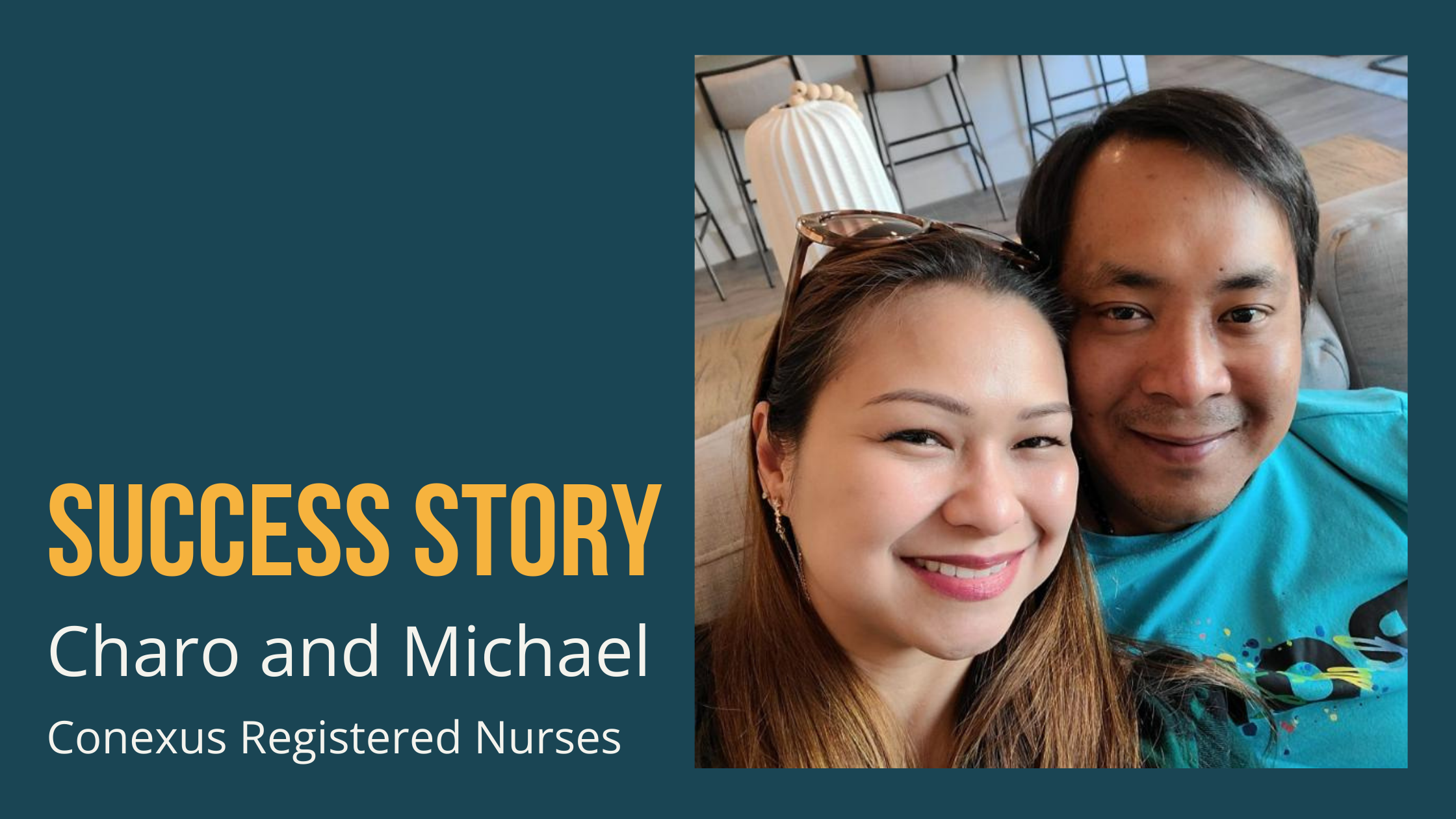 Registered nurses, Charo and Michael